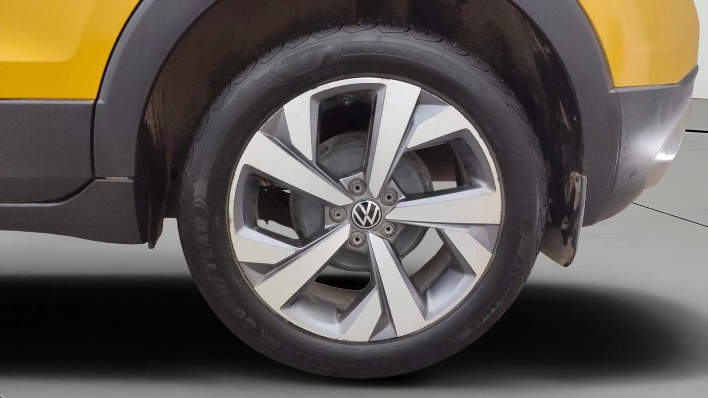 2022 Volkswagen TAIGUN TOPLINE 1.0 TSI AT, Petrol, Automatic, 28,405 km, Left Rear Wheel