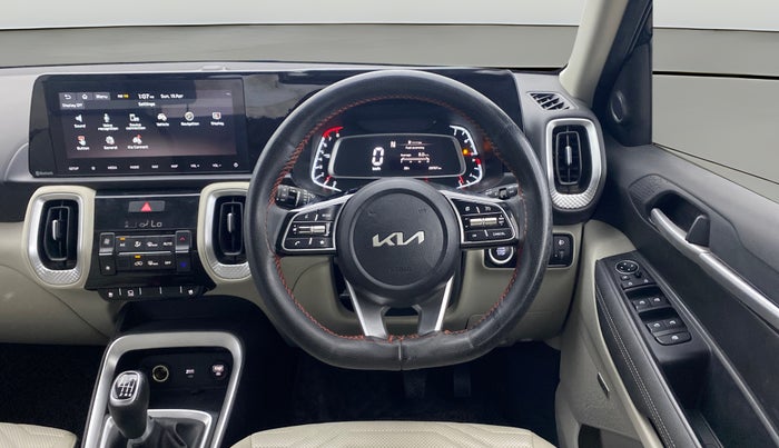 2022 KIA SONET HTX PLUS 1.0 IMT, Petrol, Manual, 29,745 km, Steering Wheel Close Up