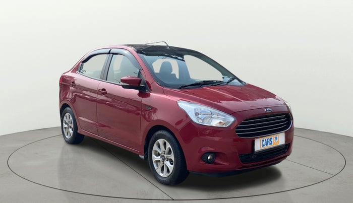 2017 Ford Figo Aspire TITANIUM 1.2 PETROL, CNG, Manual, 85,056 km, Right Front Diagonal