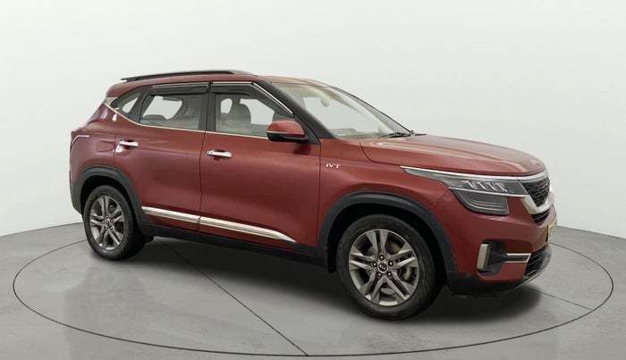 2021 KIA SELTOS HTX IVT 1.5 PETROL, Petrol, Automatic, 76,162 km, Right Front Diagonal