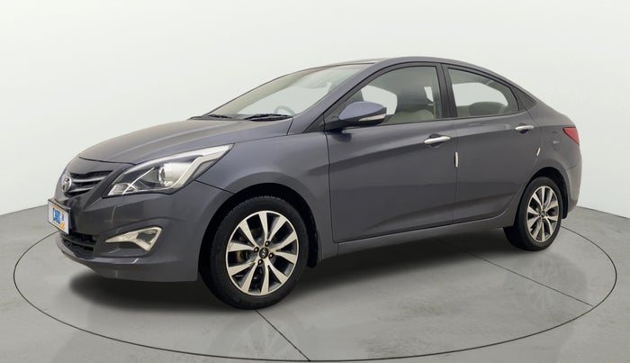 2015 Hyundai Verna FLUIDIC 4S 1.6 VTVT S(O), Petrol, Manual, 1,42,985 km, Left Front Diagonal