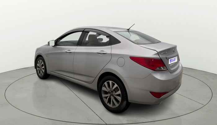 2015 Hyundai Verna FLUIDIC 4S1.6 VTVT S O AT, Petrol, Automatic, 80,101 km, Left Back Diagonal