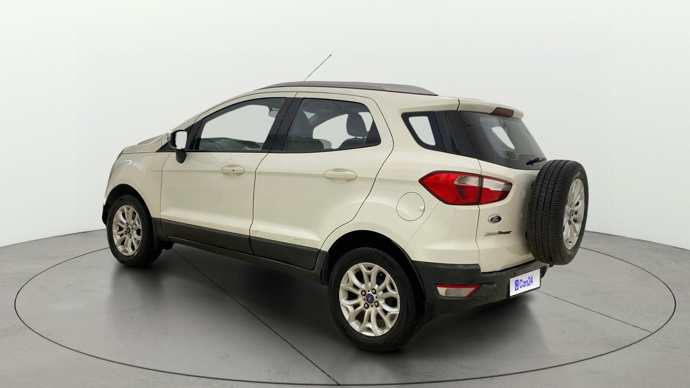 2016 Ford Ecosport TITANIUM 1.5L DIESEL, Diesel, Manual, 1,12,967 km, Left Back Diagonal