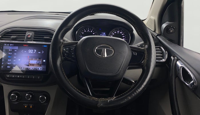 2019 Tata Tiago XZA PETROL, Petrol, Automatic, 1,35,342 km, Steering Wheel Close Up