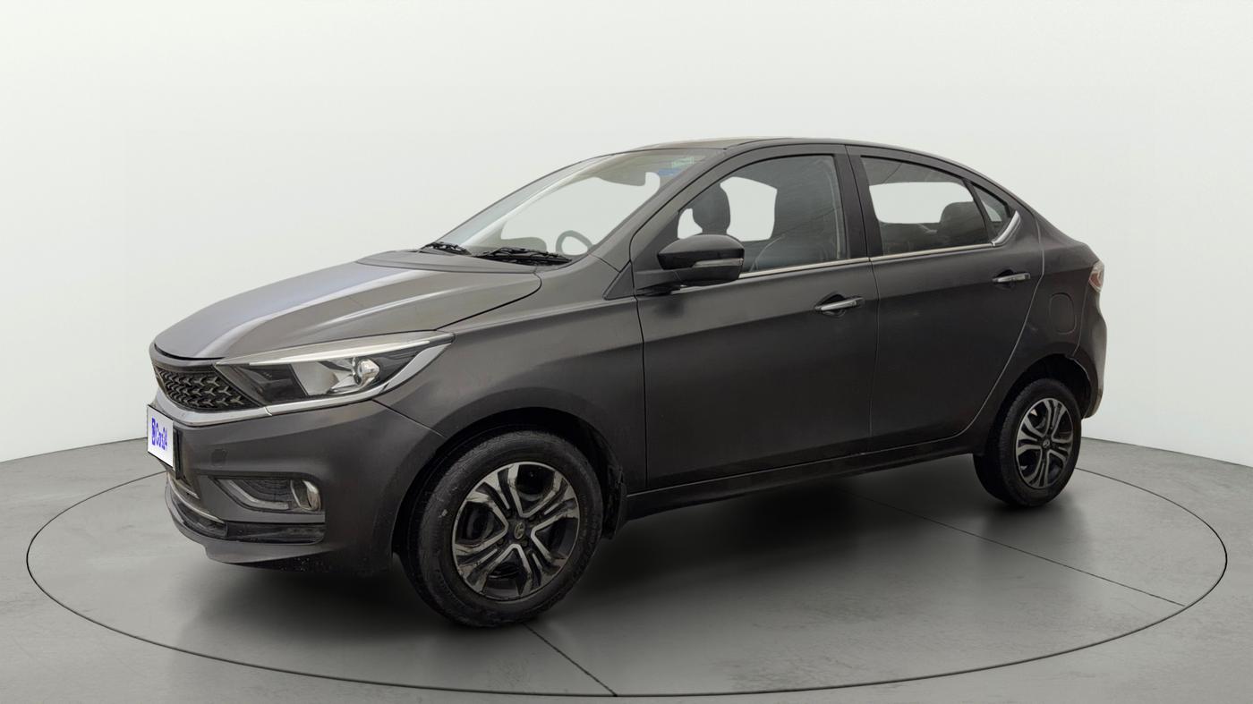2022 Tata TIGOR XZ PLUS CNG, CNG, Manual, 35,100 km, Left Front Diagonal