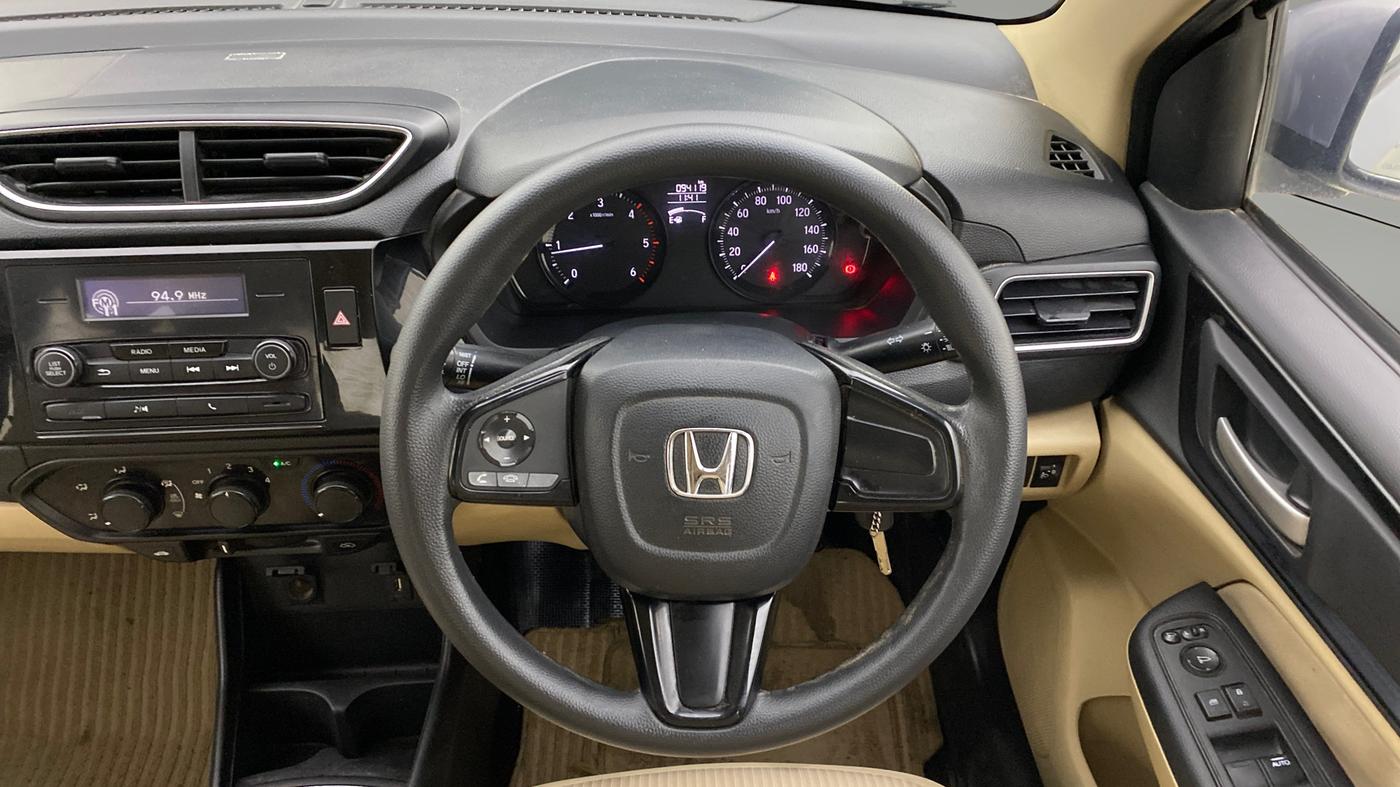 2019 Honda Amaze 1.5L I-DTEC S, Diesel, Manual, 94,119 km, Steering Wheel Close Up