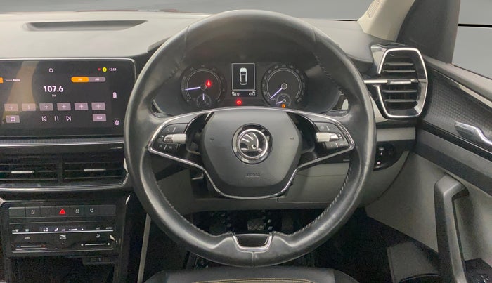 2021 Skoda KUSHAQ STYLE 1.0L TSI MT, Petrol, Manual, 56,564 km, Steering Wheel Close Up