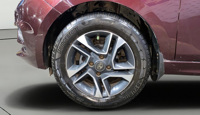 2020 Tata TIGOR XZA PLUS PETROL, Petrol, Automatic, 36,098 km, Left Front Wheel
