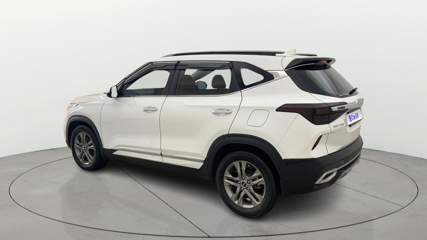 2022 KIA SELTOS HTX PLUS 1.5 DIESEL, Diesel, Manual, 1,36,574 km, Left Back Diagonal