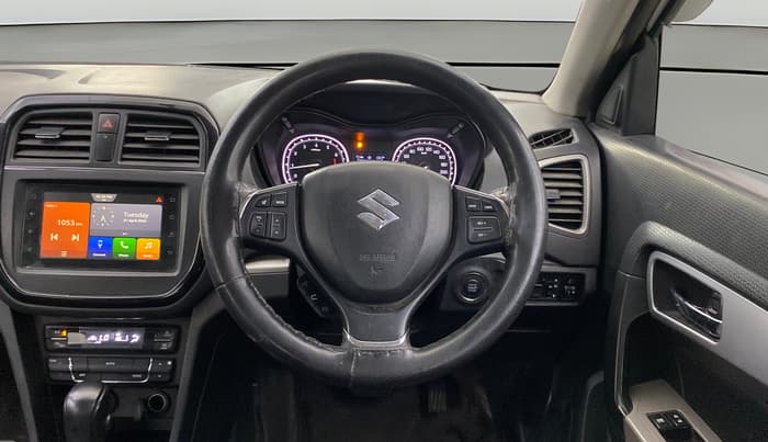2020 Maruti Vitara Brezza ZXI AT SHVS, Petrol, Automatic, 72,389 km, Steering Wheel Close Up