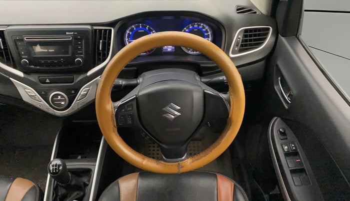 2017 Maruti Baleno DELTA PETROL 1.2, Petrol, Manual, 92,481 km, Steering Wheel Close Up