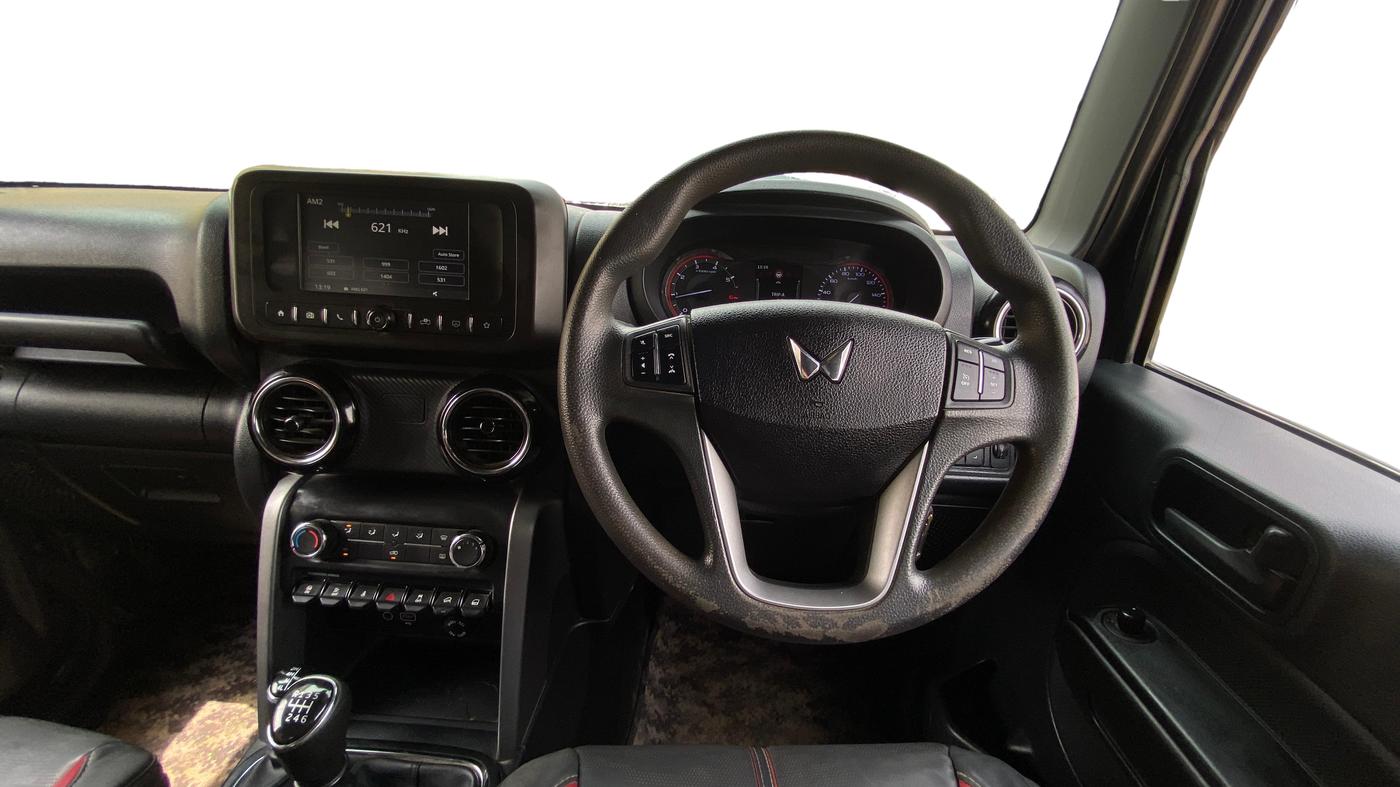 2022 Mahindra Thar LX HT PETROL 4WD MT, Petrol, Manual, 16,151 km, Steering Wheel Close Up