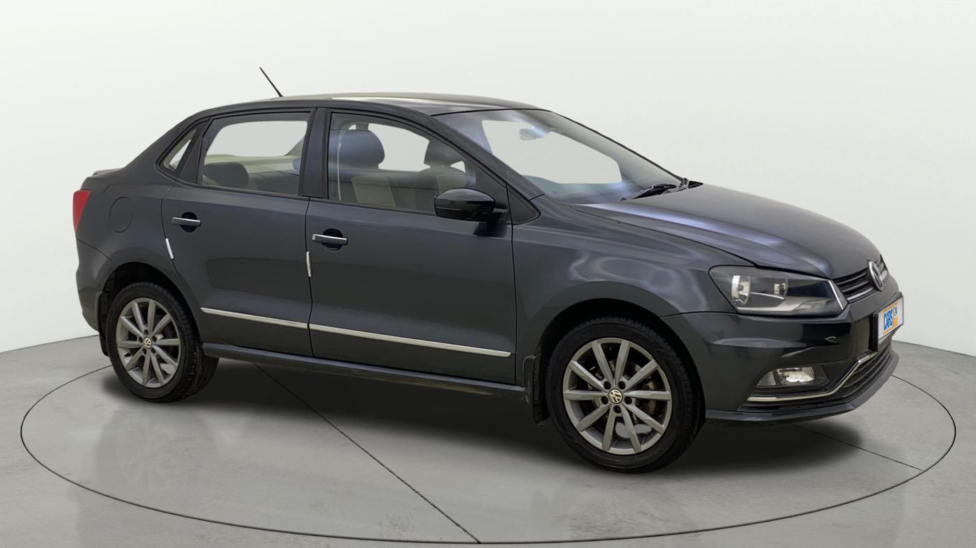 2019 Volkswagen Ameo HIGHLINE PLUS 1.5L AT 16 ALLOY, Diesel, Automatic, 39,898 km, Right Front Diagonal