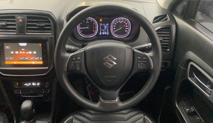 2021 Maruti Vitara Brezza ZXI AT SHVS, Petrol, Automatic, 39,230 km, Steering Wheel Close Up