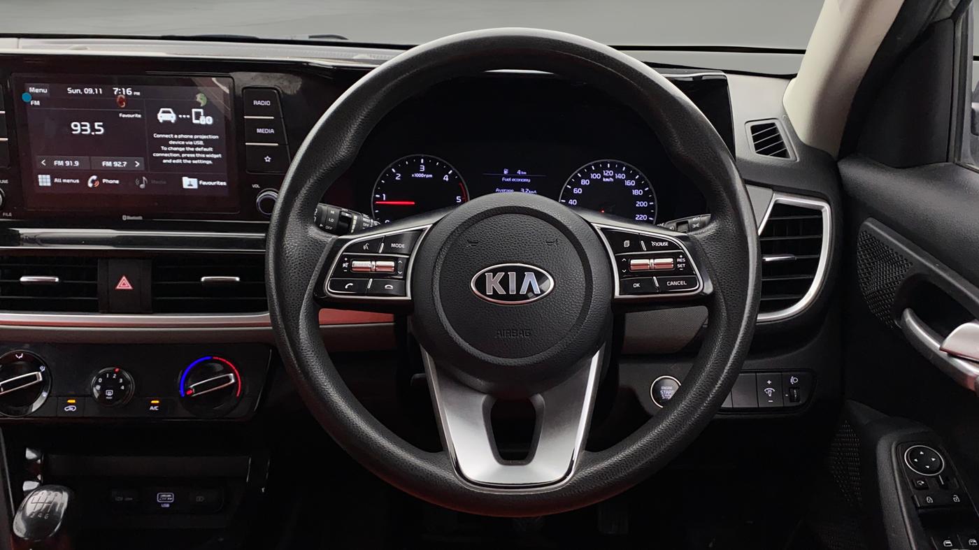 2019 KIA SELTOS HTK PLUS 1.5 DIESEL, Diesel, Manual, 68,373 km, Steering Wheel Close Up