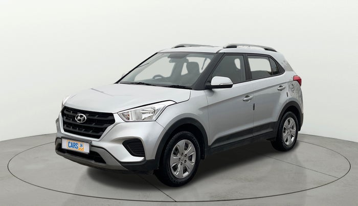 2018 Hyundai Creta E PLUS 1.6 PETROL, Petrol, Manual, 1,43,132 km, Left Front Diagonal