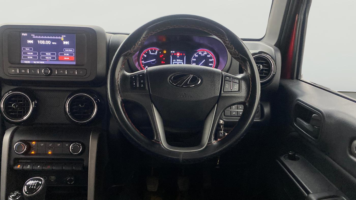 2020 Mahindra Thar LX D 4WD MT CONVERTIBLE, Diesel, Manual, 80,574 km, Steering Wheel Close Up