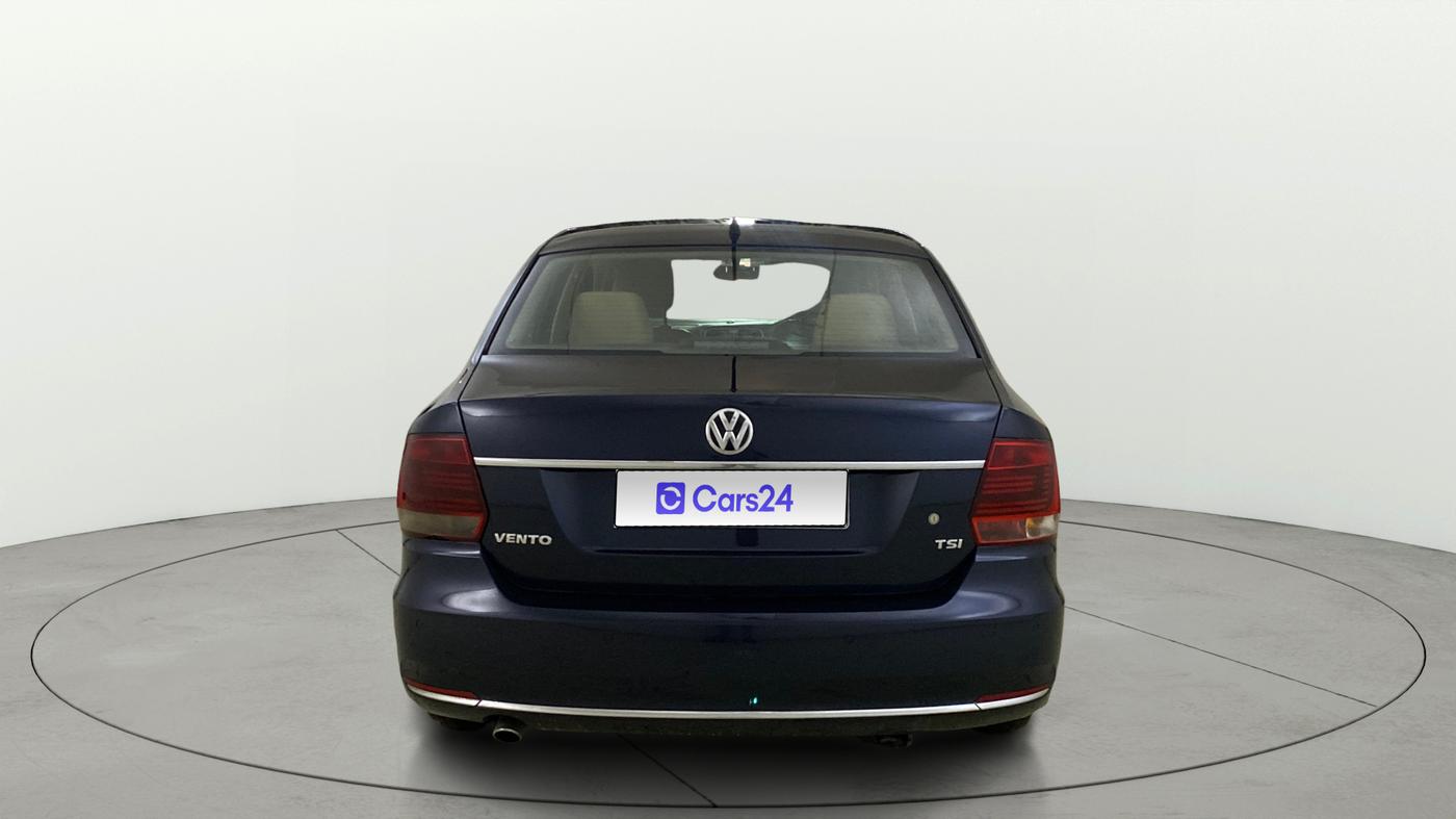 2015 Volkswagen Vento 1.2 TSI HIGHLINE PLUS AT, Petrol, Automatic, 50,563 km, Back/Rear