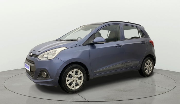 2016 Hyundai Grand i10 SPORTZ 1.2 KAPPA VTVT, Petrol, Manual, 93,995 km, Left Front Diagonal