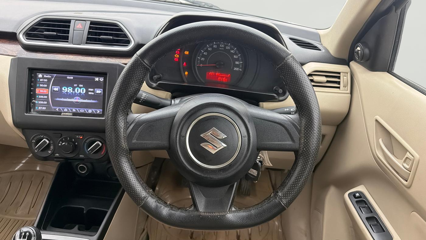 2017 Maruti Dzire LXI, Petrol, Manual, 14,061 km, Steering Wheel Close Up