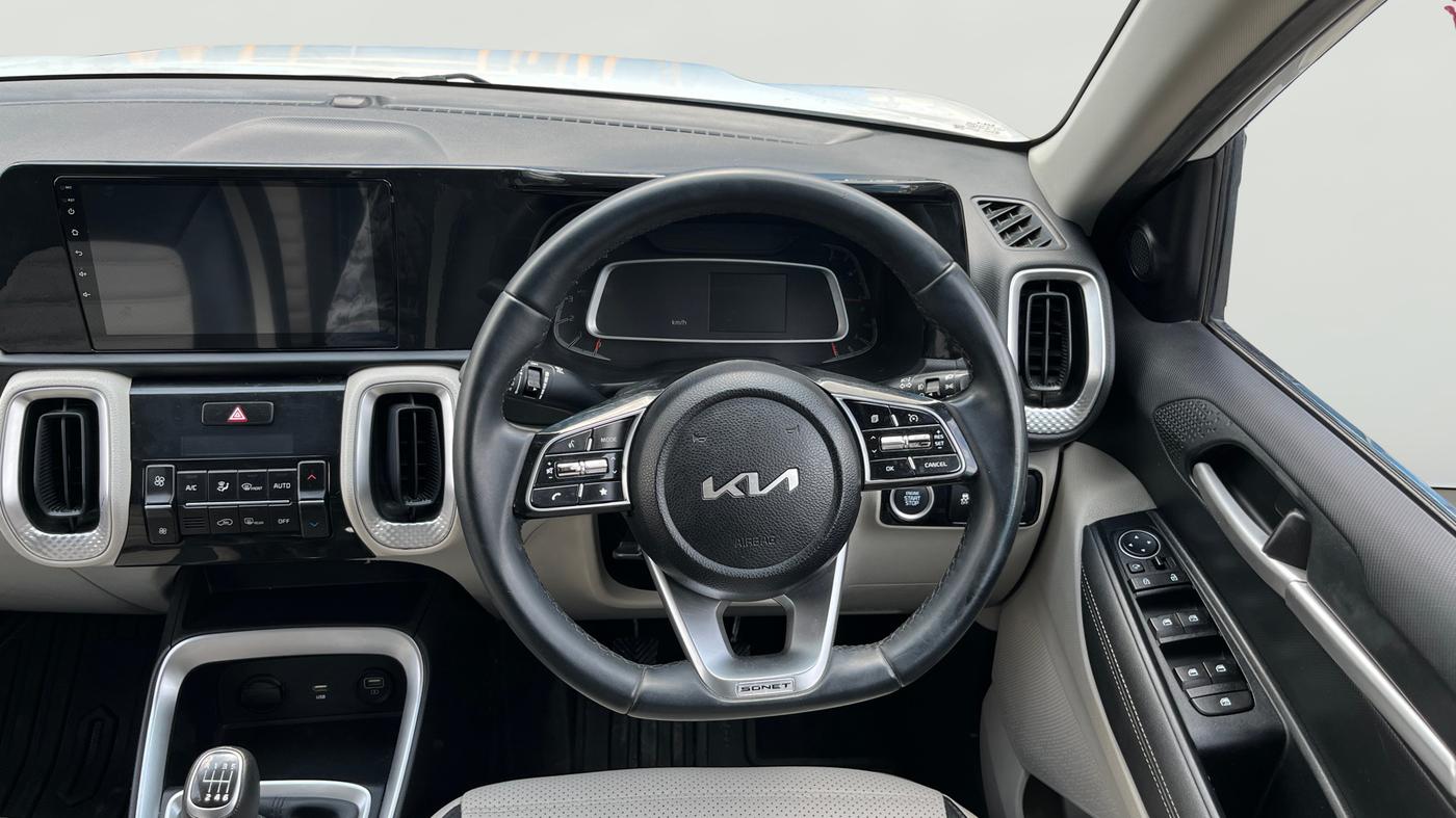 2022 KIA SONET HTX 1.5, Diesel, Manual, 50,229 km, Steering Wheel Close Up