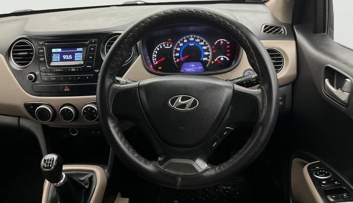 2014 Hyundai Grand i10 SPORTZ 1.2 KAPPA VTVT, Petrol, Manual, 73,809 km, Steering Wheel Close Up