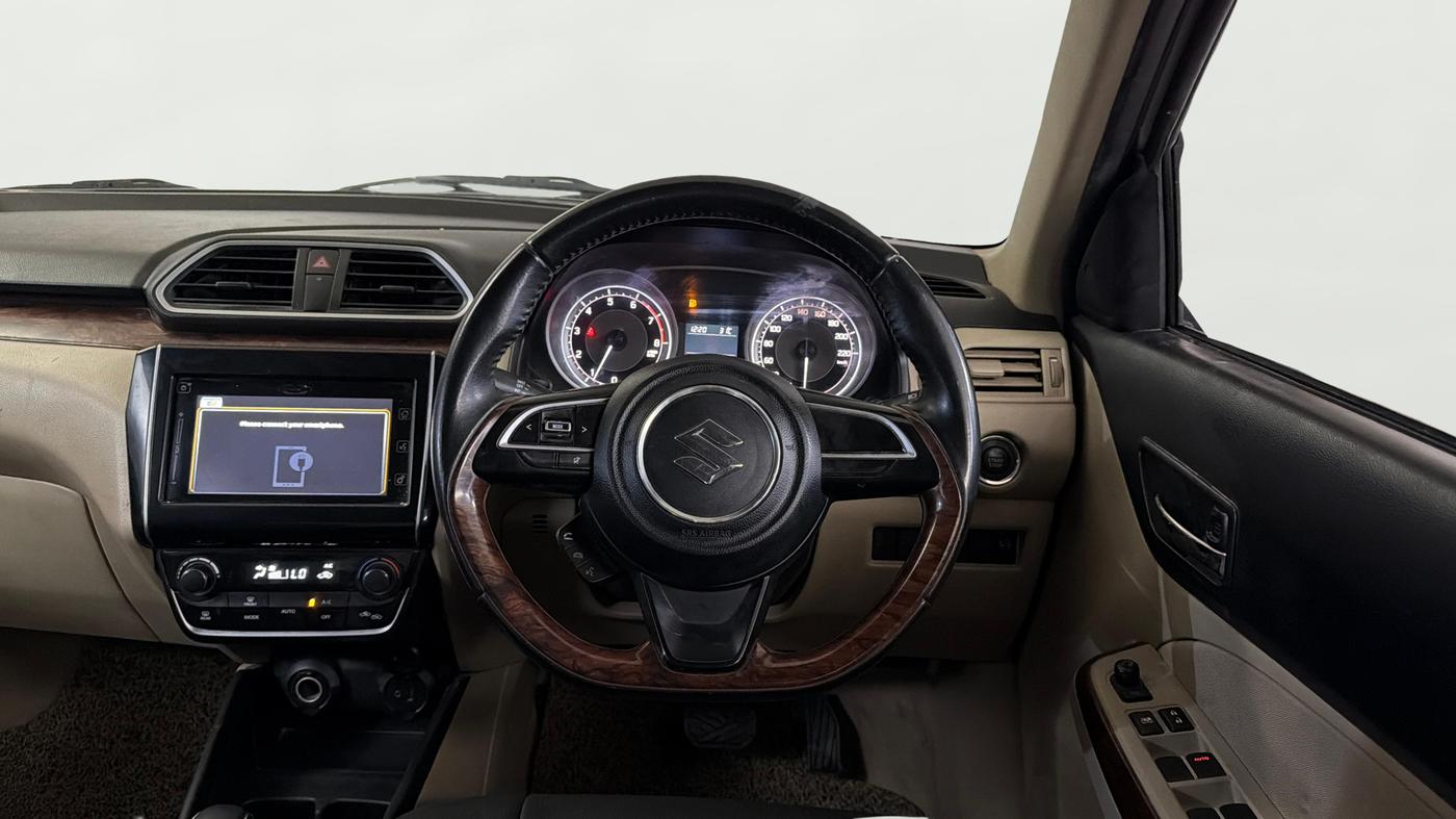 2018 Maruti Dzire ZXI PLUS AMT, Petrol, Automatic, 53,873 km, Steering Wheel Close Up