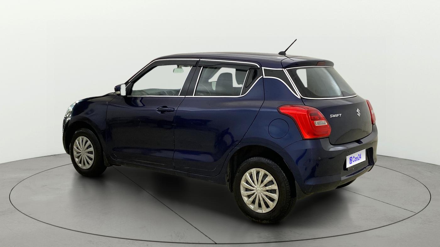 2020 Maruti Swift VXI AMT, Petrol, Automatic, 90,008 km, Left Back Diagonal