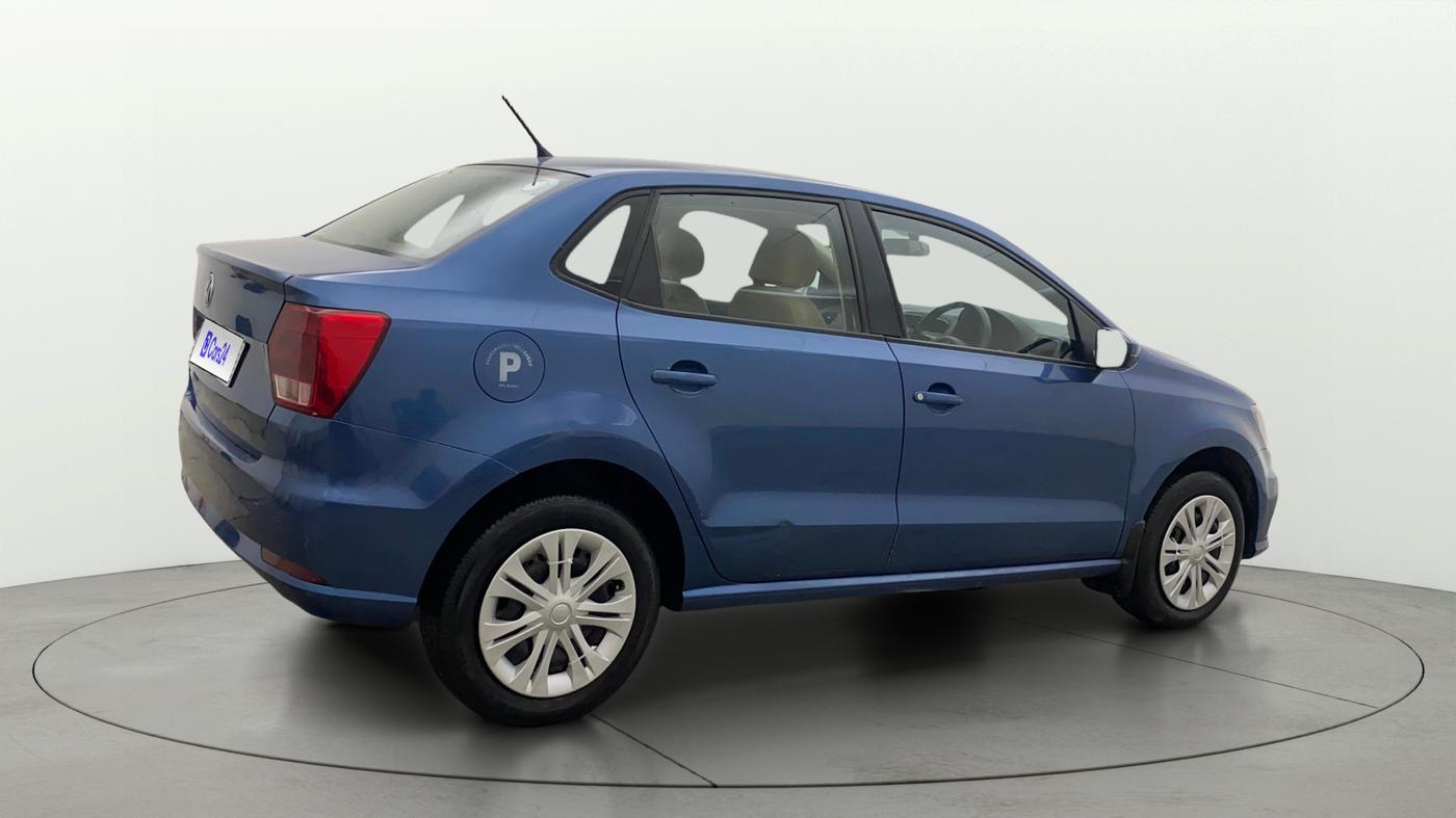 2016 Volkswagen Ameo COMFORTLINE 1.2L, Petrol, Manual, 76,309 km, Right Back Diagonal