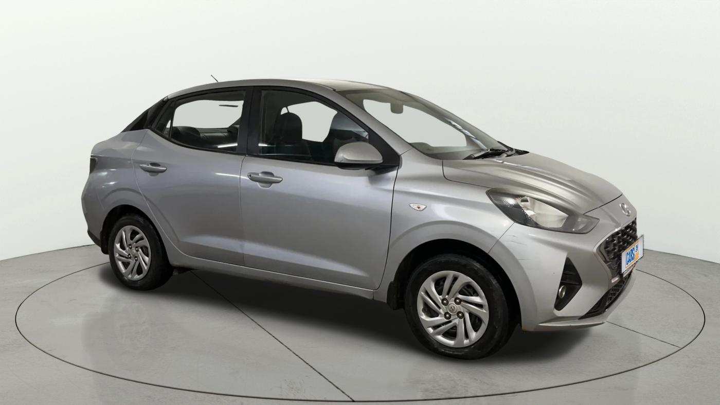 2022 Hyundai AURA S 1.2 CNG, CNG, Manual, 65,411 km, Right Front Diagonal