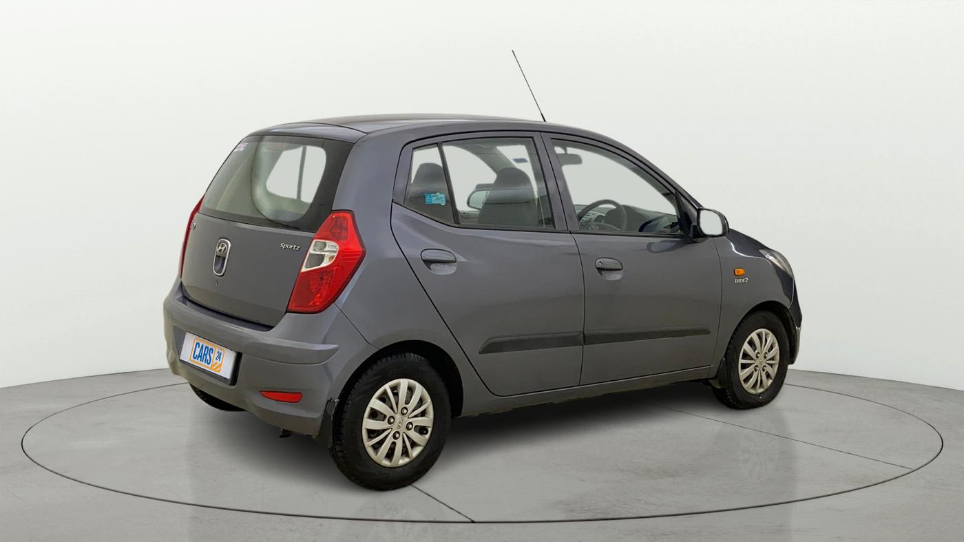 2014 Hyundai i10 SPORTZ 1.1, Petrol, Manual, 20,612 km, Right Back Diagonal