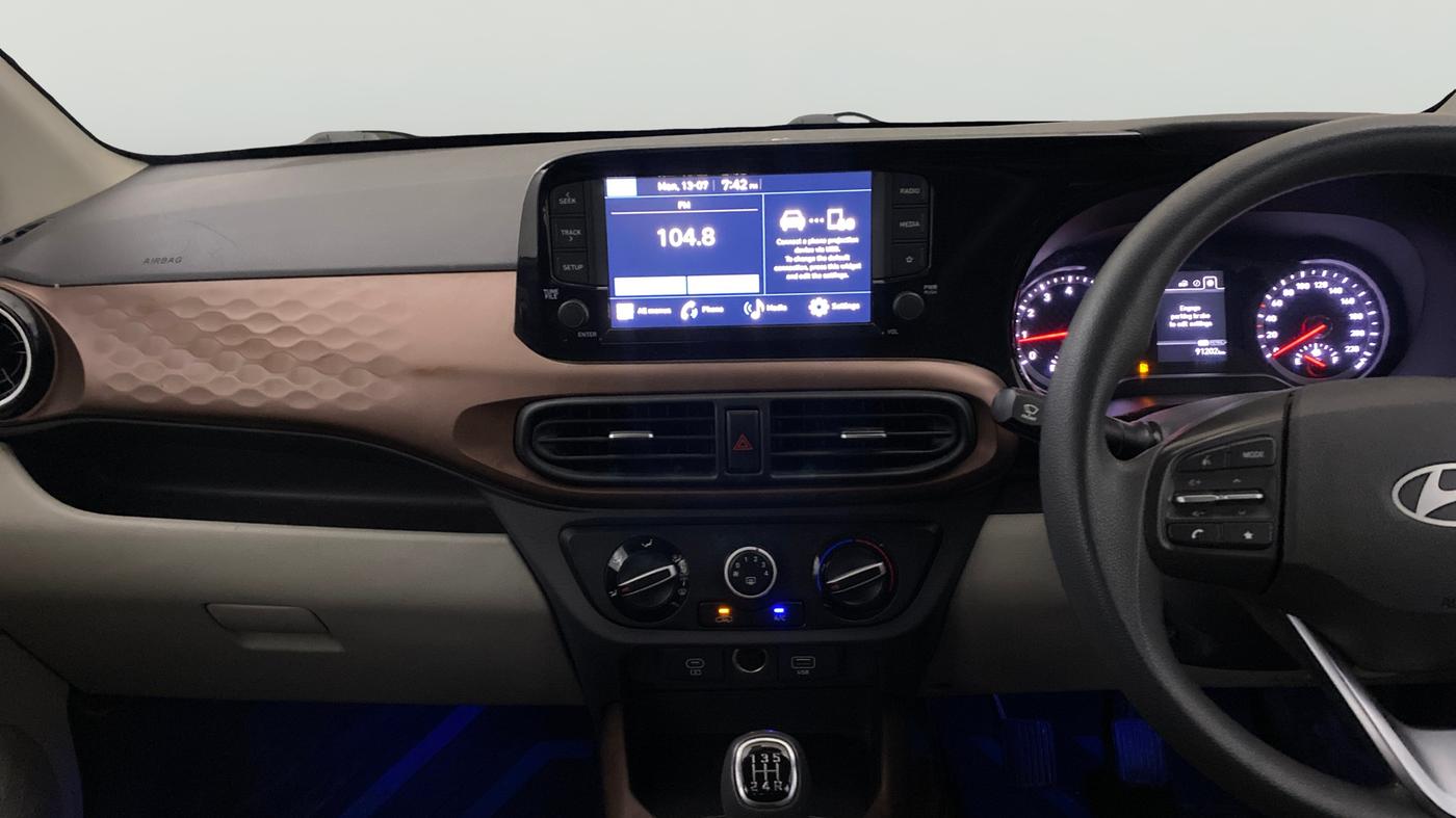 2023 Hyundai AURA SX 1.2 CNG, CNG, Manual, 91,199 km, Air Conditioner