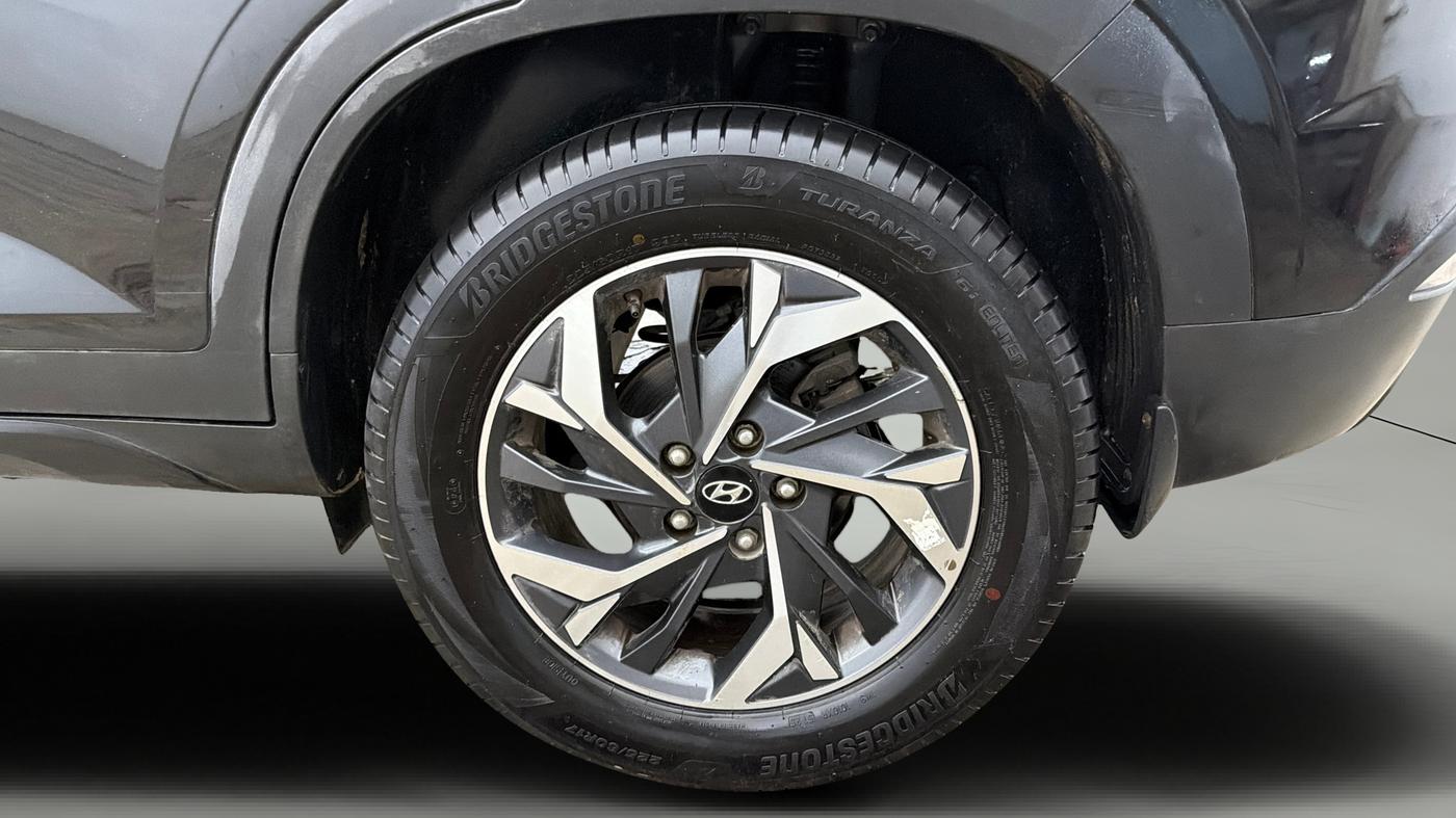 2022 Hyundai Creta SX (O) 1.4 TURBO DCT, Petrol, Automatic, 76,680 km, Left Rear Wheel