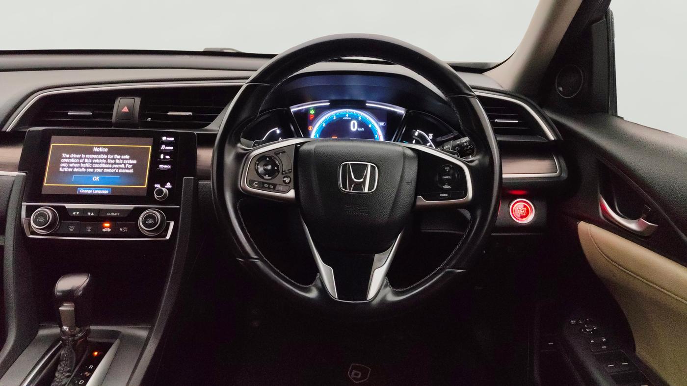 2019 Honda Civic 1.8L I-VTEC ZX CVT, Petrol, Automatic, 60,529 km, Steering Wheel Close Up