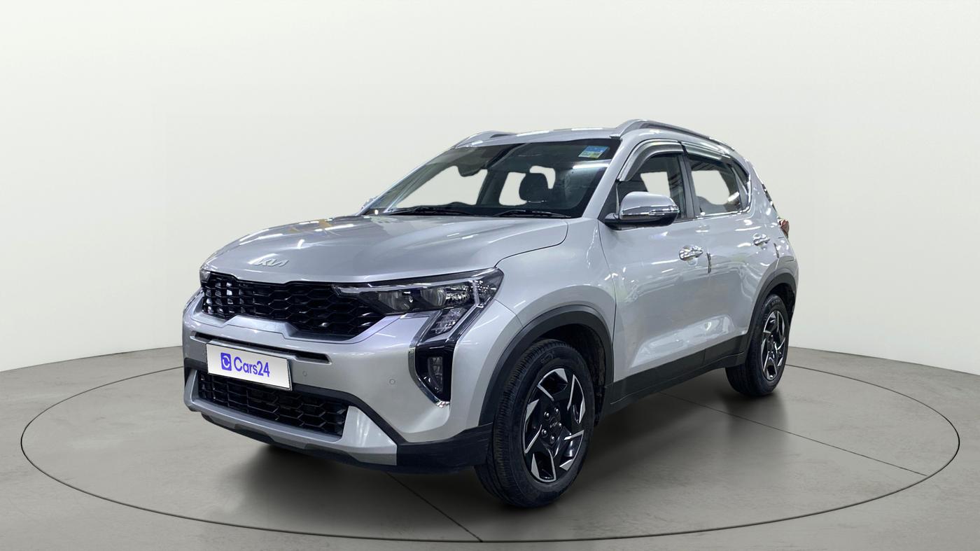 2024 KIA SONET HTK PLUS 1.2 PETROL MT, Petrol, Manual, 33,709 km, Left Front Diagonal
