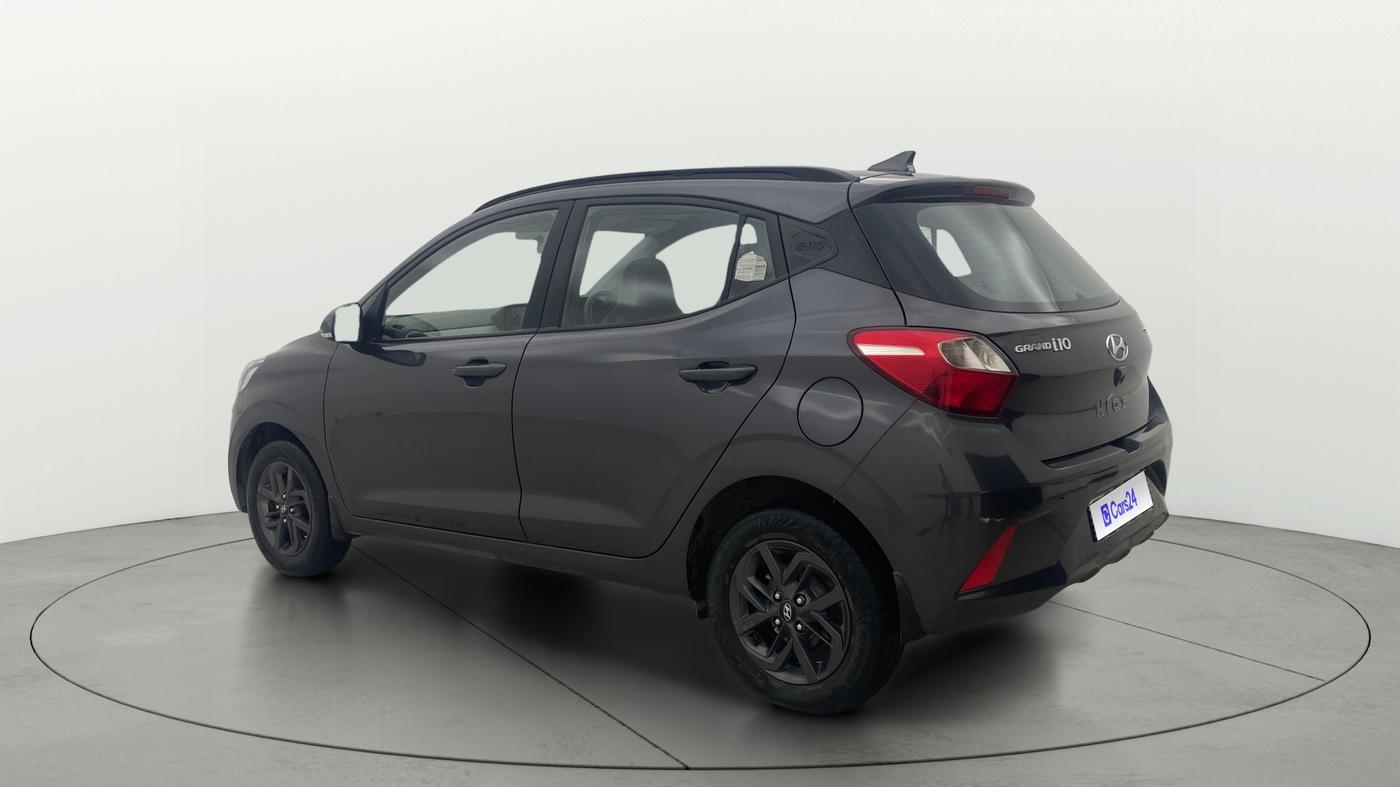 2021 Hyundai GRAND I10 NIOS SPORTZ AMT 1.2 KAPPA VTVT, Petrol, Automatic, 30,496 km, Left Back Diagonal