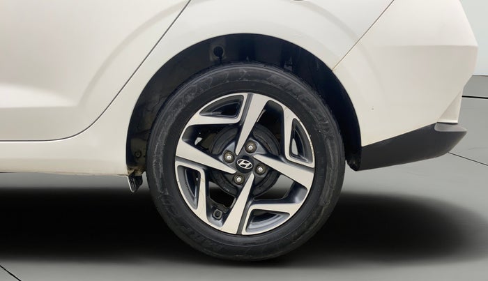 2020 Hyundai AURA SX 1.2 (O), Petrol, Manual, 61,882 km, Left Rear Wheel