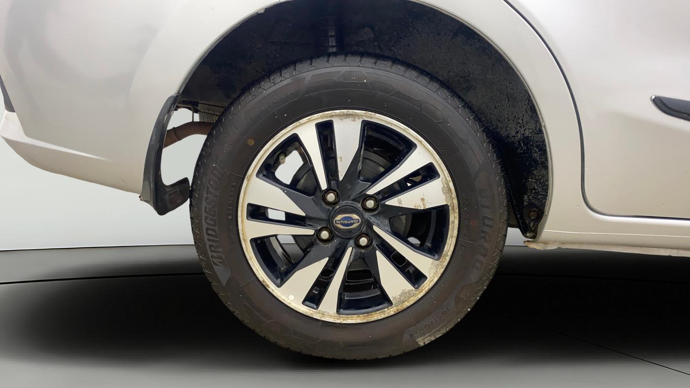 2018 Datsun Go Plus T(O), Petrol, Manual, 94,167 km, Right Rear Wheel