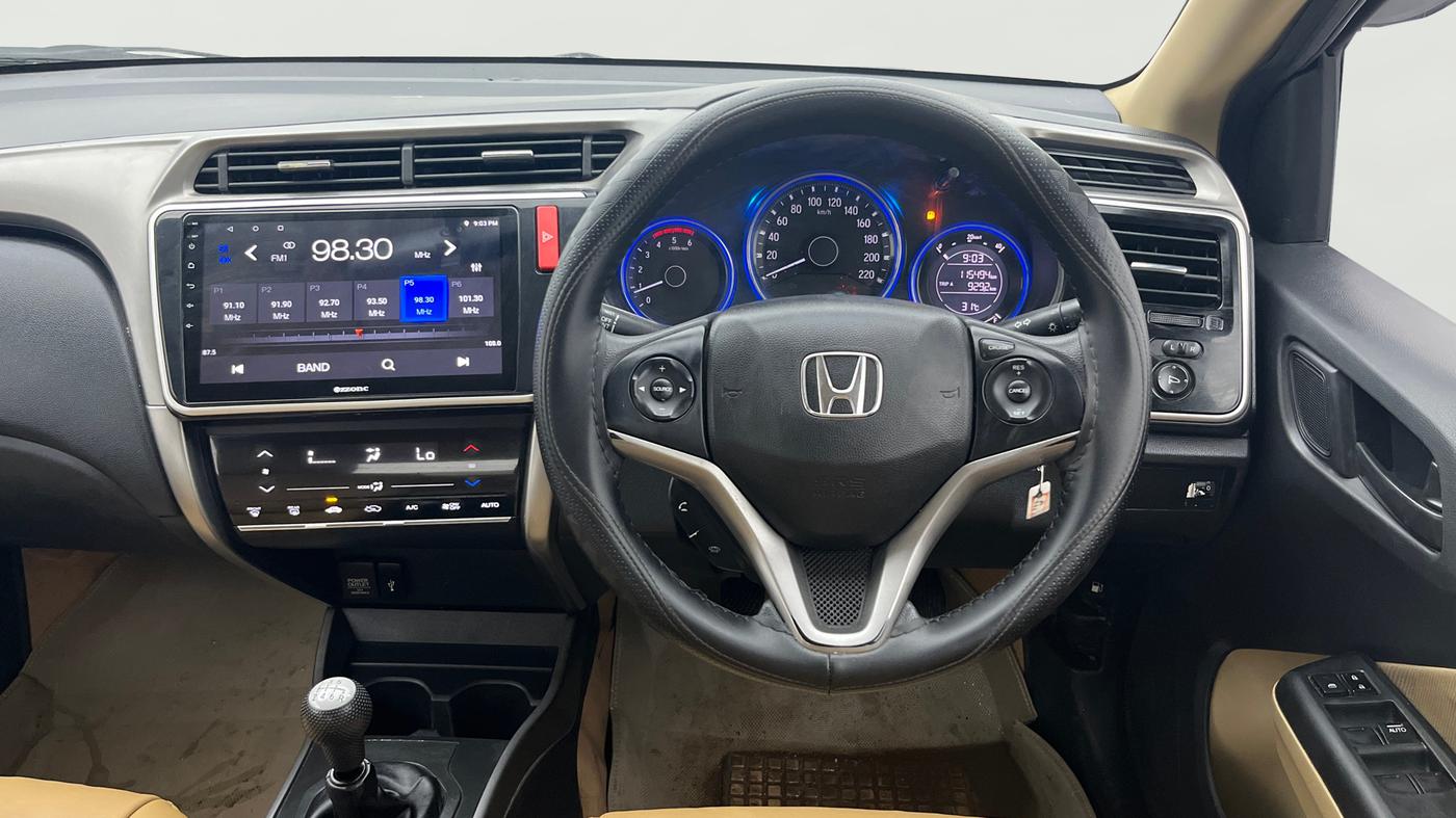 2014 Honda City 1.5L I-DTEC SV, Diesel, Manual, 1,15,468 km, Steering Wheel Close Up