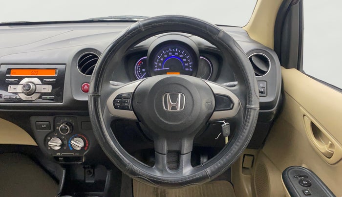 2015 Honda Amaze 1.2L I-VTEC S, Petrol, Manual, 80,306 km, Steering Wheel Close Up