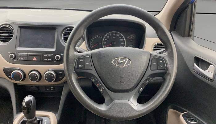 2017 Hyundai Grand i10 SPORTZ (O) AT 1.2 KAPPA VTVT, Petrol, Automatic, 54,807 km, Steering Wheel Close Up
