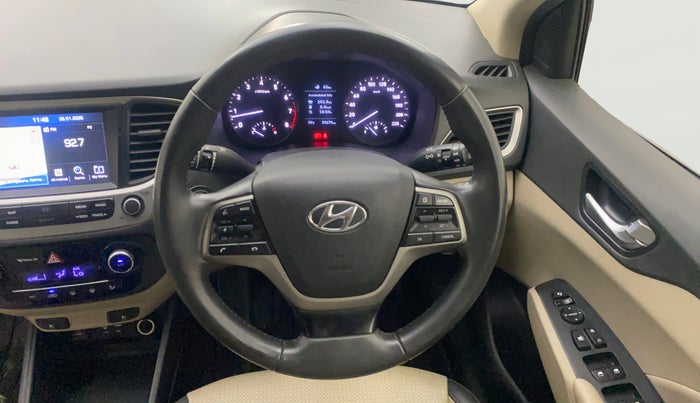 2018 Hyundai Verna 1.6 VTVT SX O, Petrol, Manual, 59,644 km, Steering Wheel Close Up