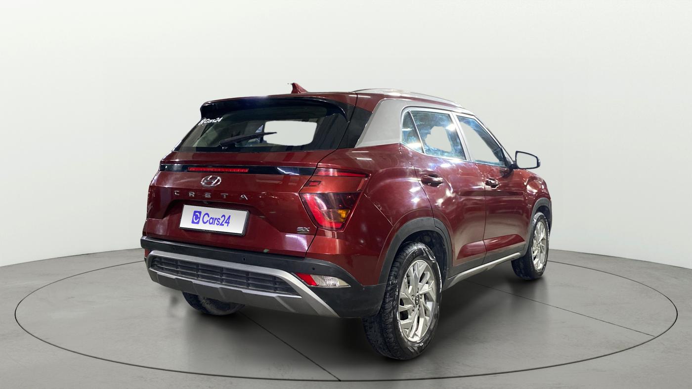 2021 Hyundai Creta SX EXECUTIVE 1.5 PETROL, Petrol, Manual, 24,077 km, Right Back Diagonal