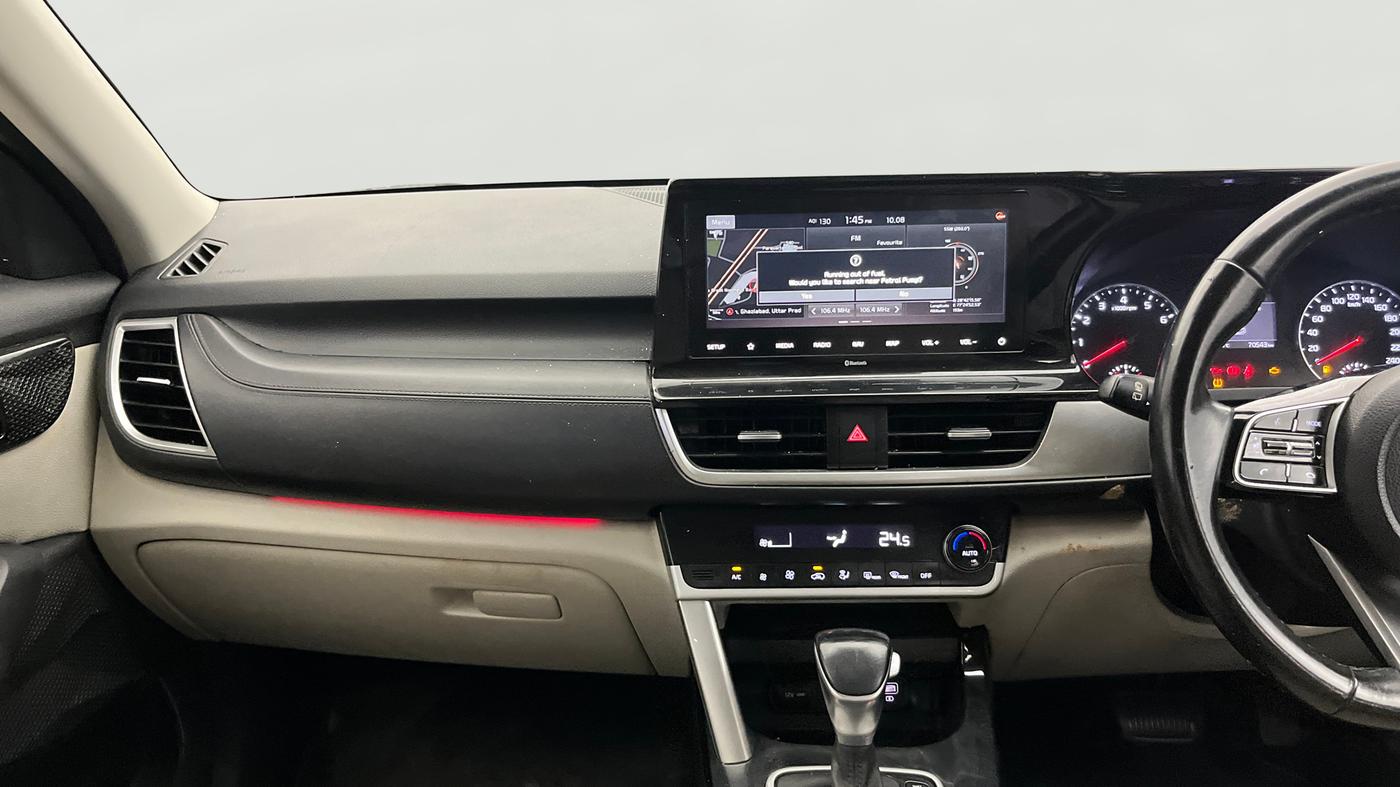 2021 KIA SELTOS HTX IVT 1.5 PETROL, Petrol, Automatic, 70,524 km, Air Conditioner