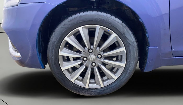 2018 Maruti Ciaz ALPHA  AT 1.5 SHVS PETROL, Petrol, Automatic, 58,671 km, Left Front Wheel