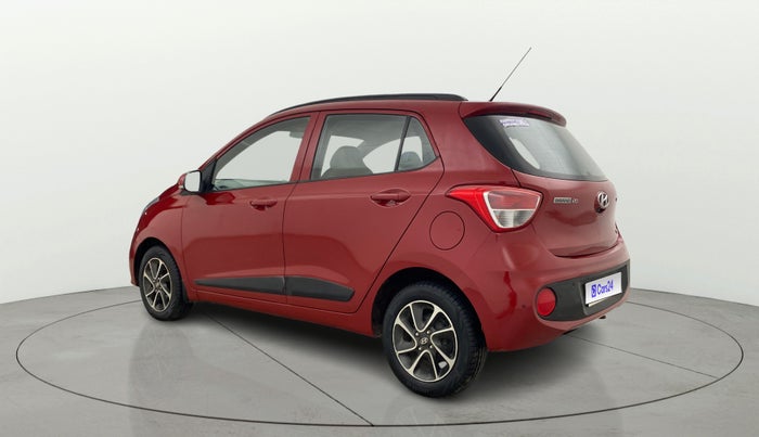 2017 Hyundai Grand i10 SPORTZ (O) AT 1.2 KAPPA VTVT, Petrol, Automatic, 45,928 km, Left Back Diagonal