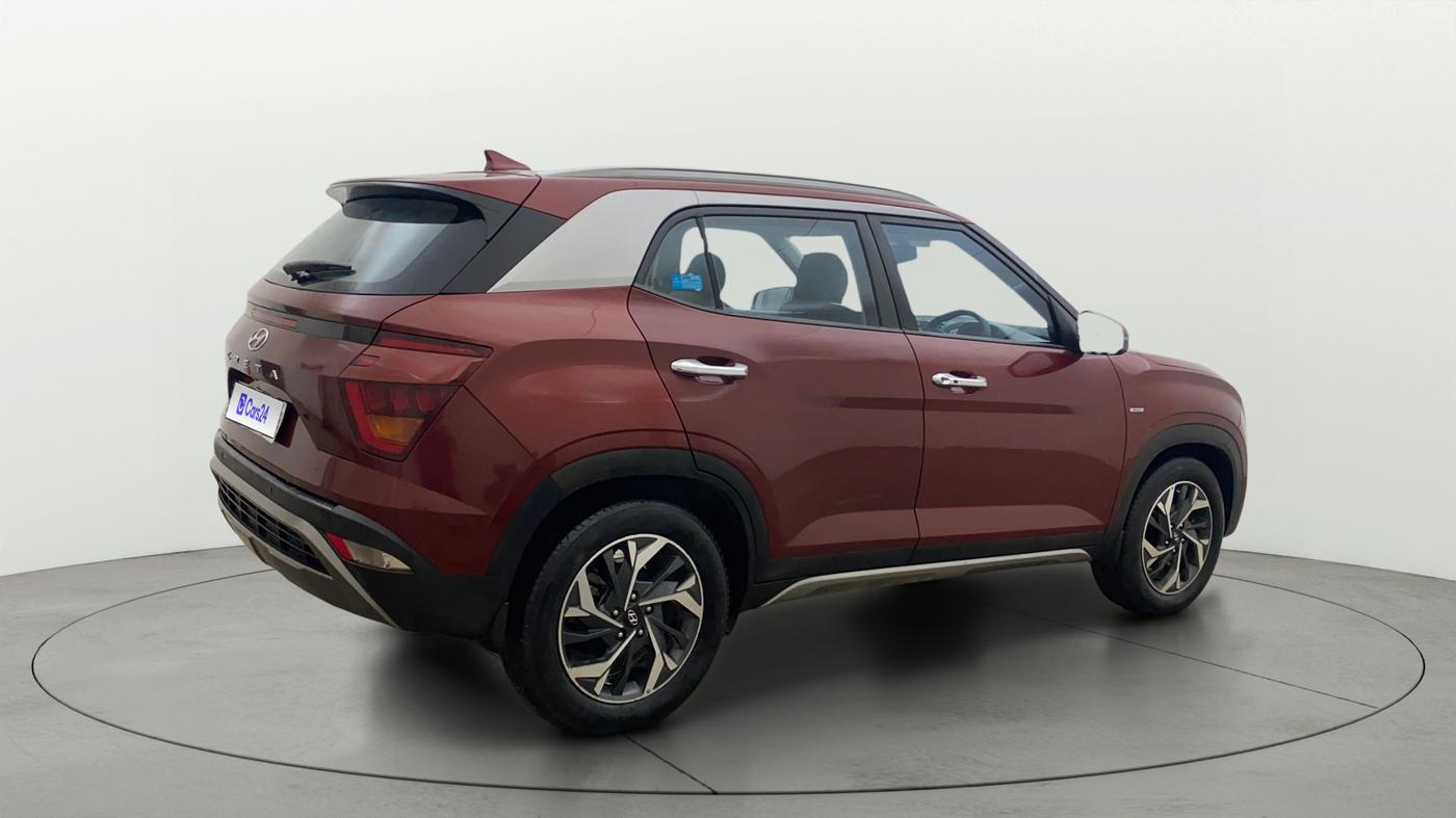 2022 Hyundai Creta SX (O) AT 1.5 DIESEL, Diesel, Automatic, 1,07,294 km, Right Back Diagonal