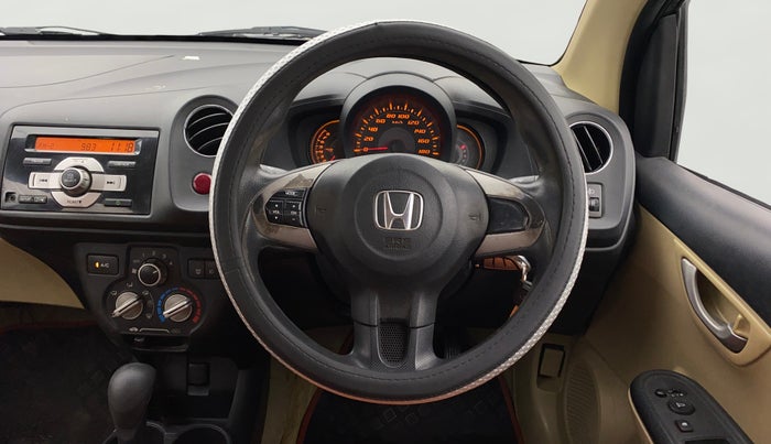 2014 Honda Amaze 1.2L I-VTEC VX AT, Petrol, Automatic, 1,03,983 km, Steering Wheel Close Up