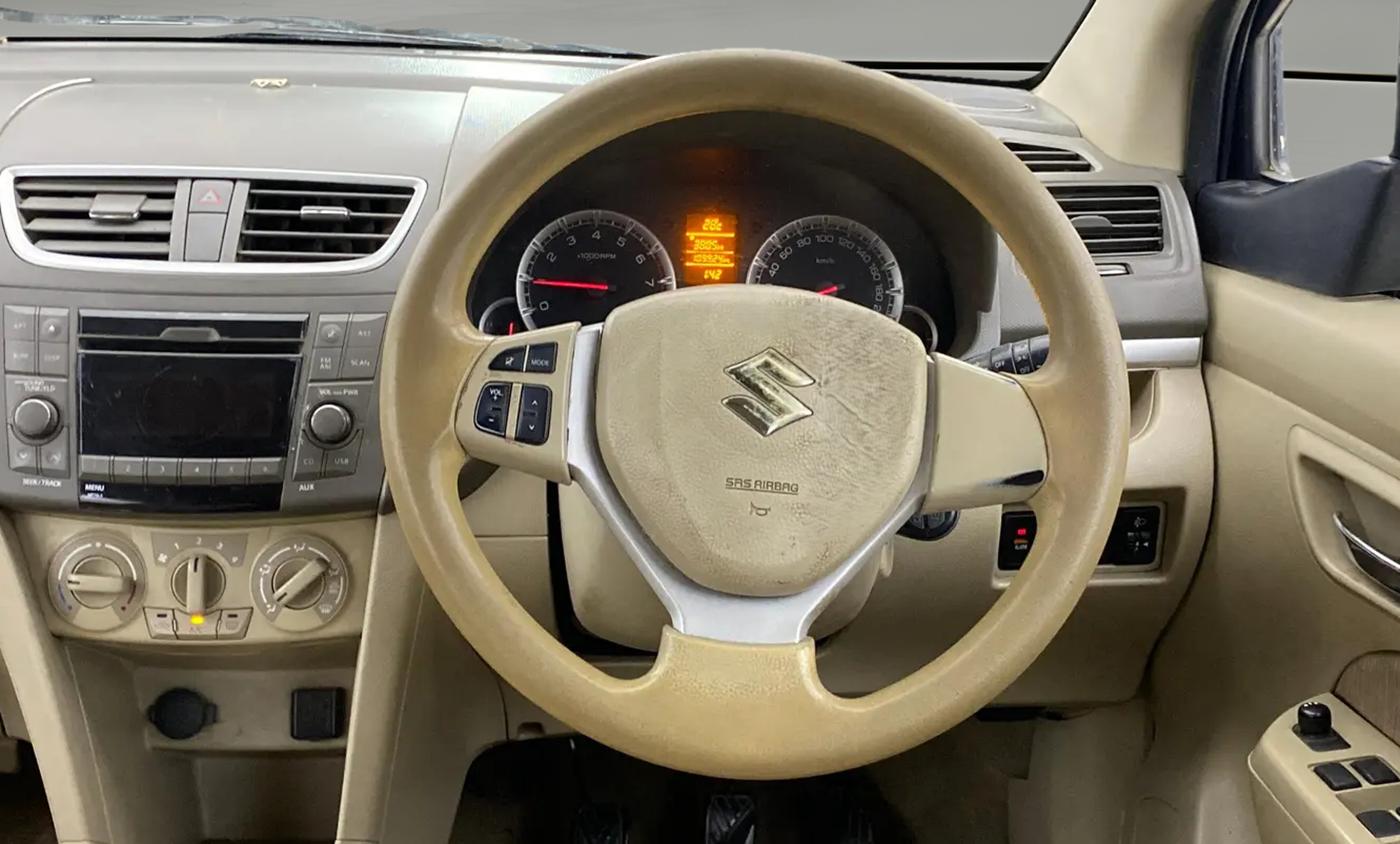 2014 Maruti Ertiga ZXI, Petrol, Manual, 1,09,924 km, Steering Wheel Close Up