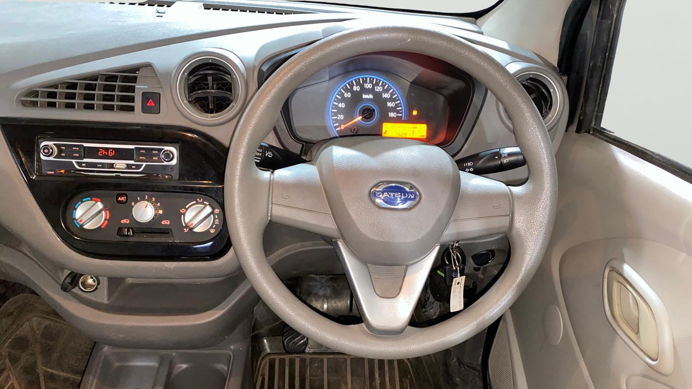 2016 Datsun Redi Go T, Petrol, Manual, 15,311 km, Steering Wheel Close Up